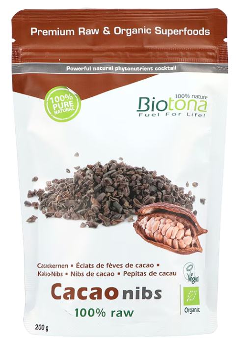 Biotona 100% Raw Cacao Nibs - 200g