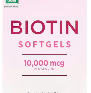 Nature's Bounty, Optimal Solutions®, Biotine Softgels, 10.000 mcg